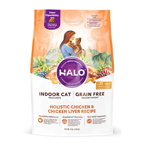 halo dry cat food